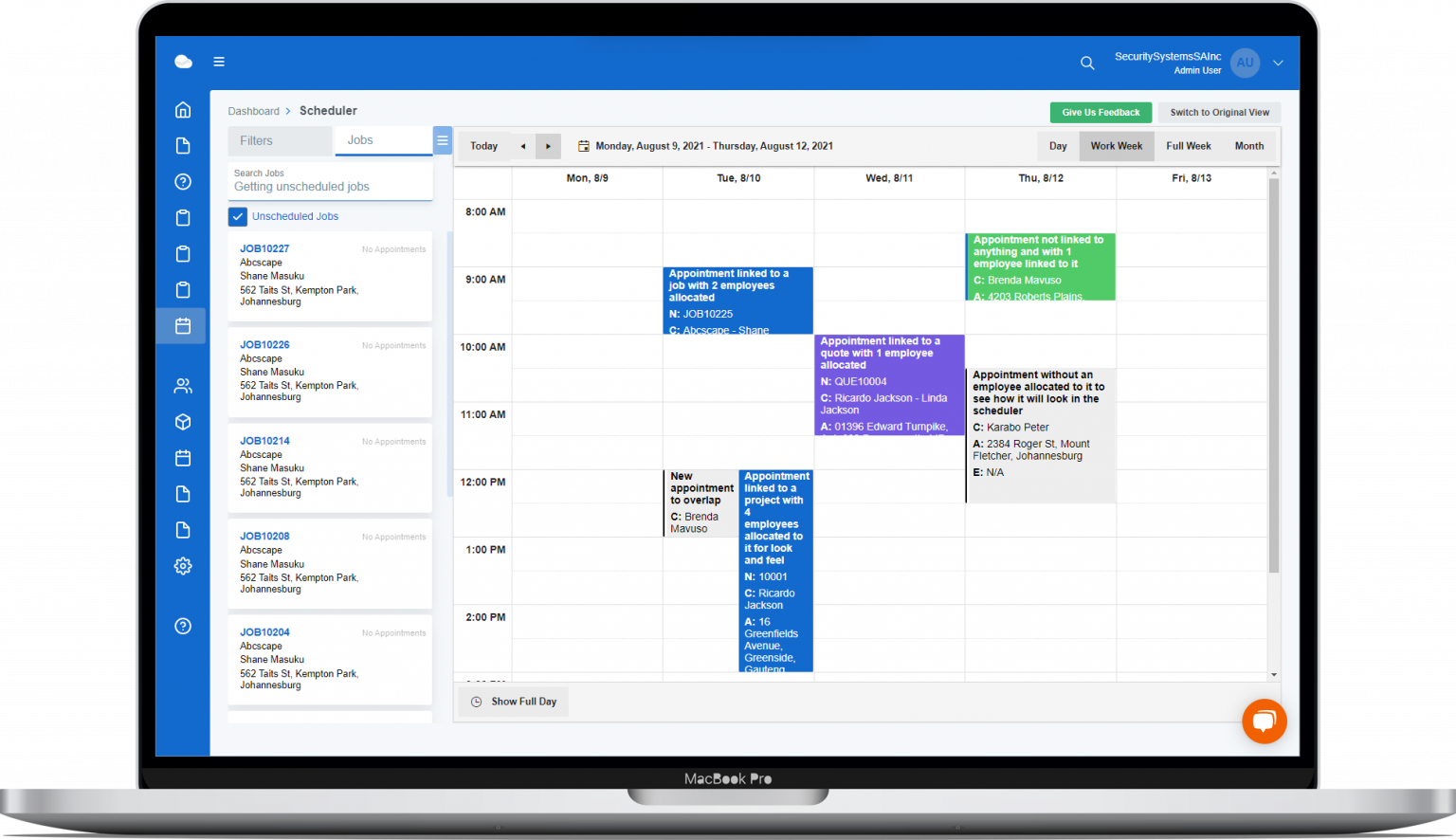 Port Elizabeth Job Card System Business Managed I.T Services CRM